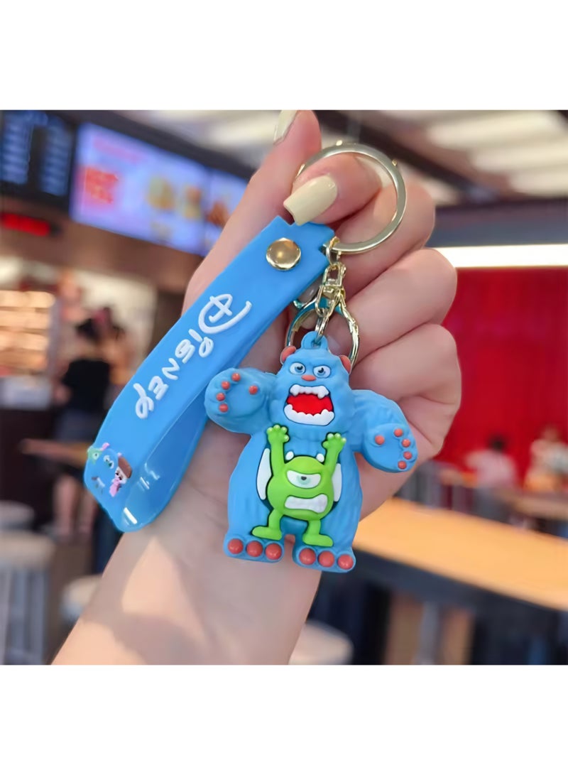 Disney Monsters Inc Rubber Keychain Shape 3 - Image 1